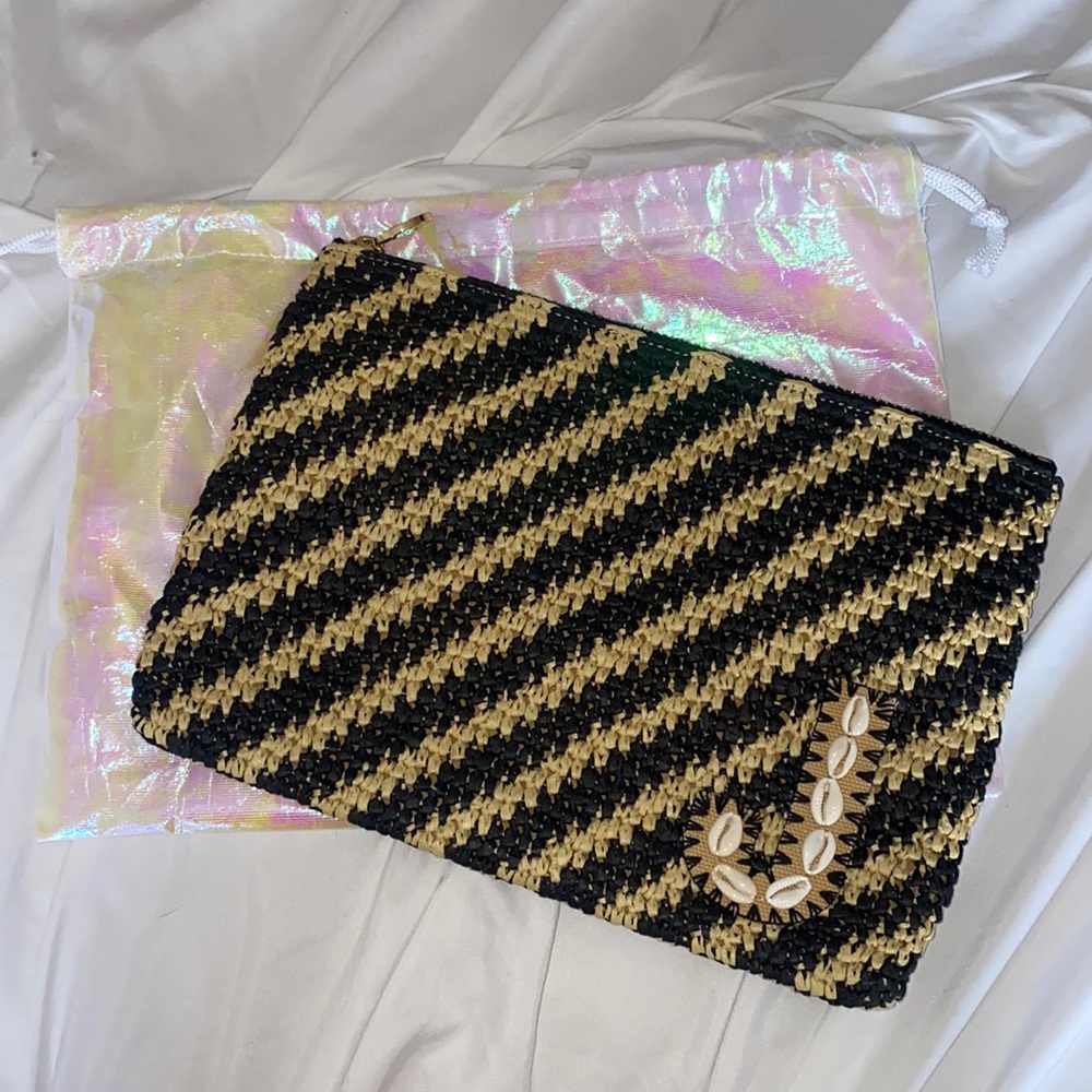 STONEY CLOVER LANE Woven Flat Pouch